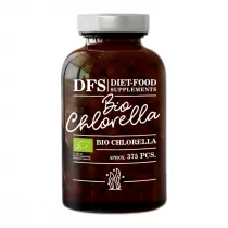 Chlorella DIET FOOD Diet Food BIO 375tab 400mg - suplement diety - Witaminy i minerały dla sportowców - miniaturka - grafika 1