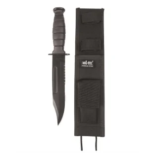 Nóż wojskowy MIL-TEC Army Combat black - Noże - miniaturka - grafika 1