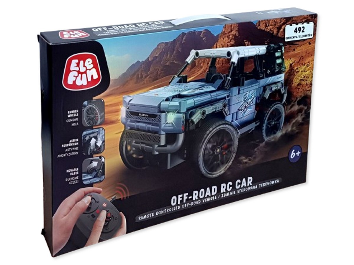 Klocki Elefun - Zdalnie sterowane auto 8041
