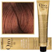 Farby do włosów i szampony koloryzujące - Fanola 7.4 Oro Puro Therapy Keratin Color 100 ML blond miedzi HC-18-42 - miniaturka - grafika 1