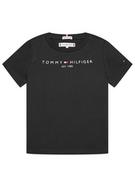 Koszulki dla chłopców - Tommy Hilfiger T-Shirt Essential KS0KS00210 Czarny Regular Fit - miniaturka - grafika 1