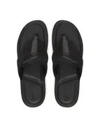 Klapki i japonki męskie - Calvin Klein Japonki Toepost Cv Logo HM0HM01745 Czarny - miniaturka - grafika 1