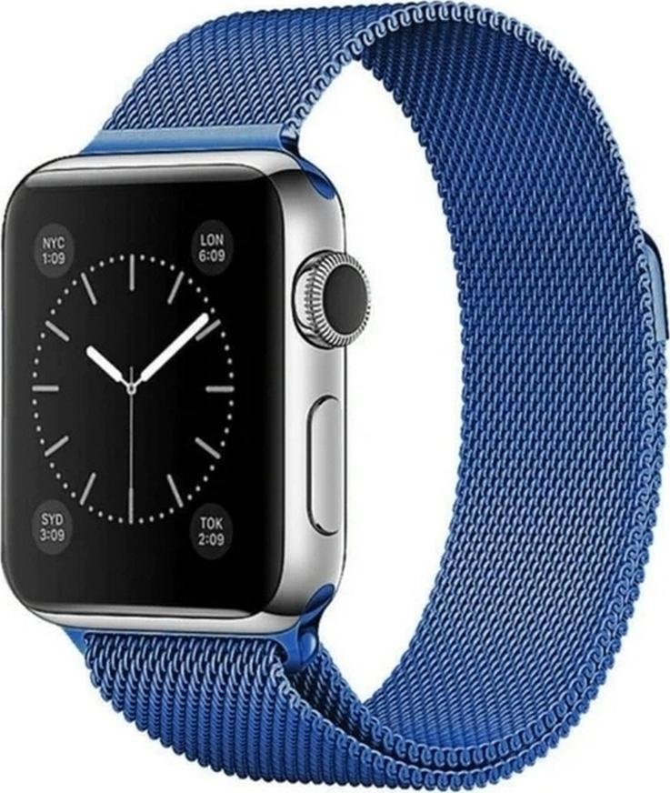 Hurtel Magnetic Strap pasek do Watch 7 45mm magnetyczna opaska bransoleta bransoletka niebieski