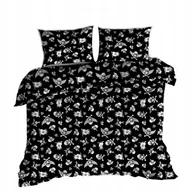 Pościel - pościel bawełna lux 160x220 + 2 poszewka B 364 zmora czarna - miniaturka - grafika 1