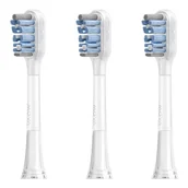 Końcówki do szczoteczek elektrycznych - Wymienna główka do elektrycznej szczoteczki do zębów MOVA Fresh / Fresh Pro (biała) [3szt] MOVA - miniaturka - grafika 1