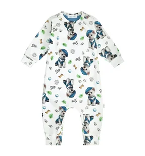 Ewa Collection, Pajac niemowlęcy, Piesek, rozmiar 68 - Pajacyki dla niemowląt - miniaturka - grafika 1