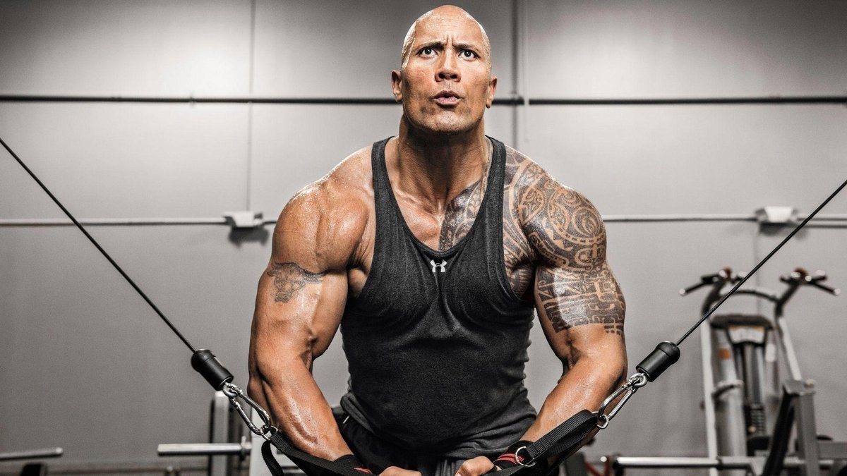PODKŁADKA POD MYSZ Z Nadrukiem 22x18 cm Dwayne „The ” Johnson Tekst Prezent