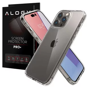 Etui obudowa case Spigen Ultra Hybrid do Apple iPhone 14 Pro Max Crystal Clear + Szkło - Etui i futerały do telefonów - miniaturka - grafika 1