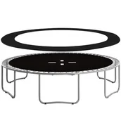 Akcesoria do trampolin - Osłona na sprężyny 8F do trampoliny 244/250/252cm czarna TP-8FT 244 CM BLACK - miniaturka - grafika 1