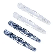 Pozostałe akcesoria fryzjerskie - Colortrak Safari Chic, klipsy do włosów, 4 sztuki - miniaturka - grafika 1