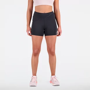 Spodenki damskie New Balance WS31289BK  czarne - Spodenki damskie - miniaturka - grafika 1