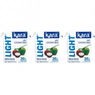 Soki i napoje niegazowane - Kara Krem kokosowy light 11% UHT zestaw 3 x 200 ml - miniaturka - grafika 1