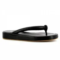 Klapki i japonki damskie - Skórzane japonki na grubej podeszwie CARINII - Carinii - miniaturka - grafika 1