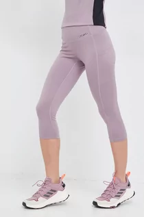 Spodnie sportowe damskie - Burton legginsy funkcyjne damskie kolor różowy - grafika 1