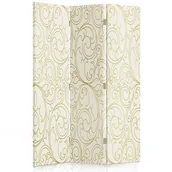 Parawany - Parawan dwustronny obrotowy FEEBY, Abstrakcja Beżowy 110x170 - miniaturka - grafika 1