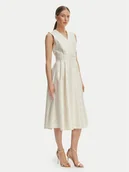 Sukienki - Rinascimento Sukienka koktajlowa CFC0127709003 Écru Regular Fit - miniaturka - grafika 1