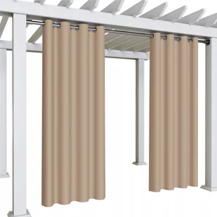 ZASŁONA OGRODOWA 155x180 WODOODPORNA ZASŁONY NA PRZELOTKACH DO ALTANY KOLOR - Zasłony - miniaturka - grafika 1