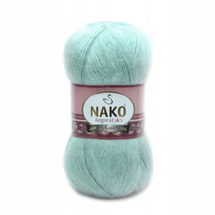 Włóczka NAKO ANGORA LUKS 100g kolor 10023/ mięta - Pasmanteria - miniaturka - grafika 1