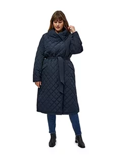 Peppercorn Damski Lucy Curve | Niebieski płaszcz jesienny | Rozmiar 20, 2994 Sky Captain, 2994 SKY CAPTAIN, 46 duże rozmiary - Płaszcze damskie - miniaturka - grafika 1