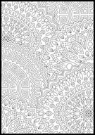 Kolorowanki, wyklejanki - Kolorowanka Kolorowanka w formie plakatu dla dzieci i nie tylko, z piękną grafiką, mandala, format 50x70 cm - miniaturka - grafika 1