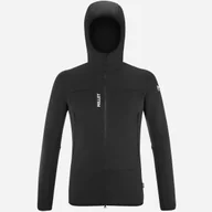 Odzież trekkingowa damska - Bluza turystyczna męska Millet Fusion Grid Hoodie active fit POLARTEC Powergrid - miniaturka - grafika 1