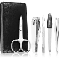 Akcesoria do paznokci - DuKaS Czarny zestaw do manicure dla mężczyzn Zipper 6 częściowa linia premium - miniaturka - grafika 1