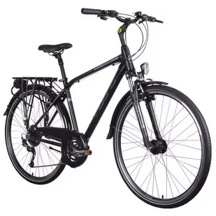 Indiana Rower trekkingowy X-Road 3.0 M19 28 cali męski Czarno-brązowy - Rowery - miniaturka - grafika 1