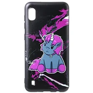 Etui i futerały do telefonów - Corimori – Grumpy Ruby, etui na telefon komórkowy Samsung Galaxy model A10, etui ochronne do wielu różnych telefonów komórkowych, czarno-fioletowe - miniaturka - grafika 1