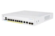 Switche - Cisco CBS350-8P-E-2G Zarządzany L2/L3 Gigabit Ethernet (10/100/1000) Srebrny CBS350-8P-E-2G-EU-RF - miniaturka - grafika 1