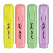 Przybory szkolne - Zakreślacz Mistral Pastel 4 kolory TOMA - miniaturka - grafika 1