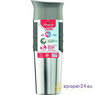 Kubek termiczny Maped Picnik Concept Adult 320ml szary ePaper24.eu - Kubki termiczne - miniaturka - grafika 1