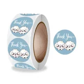 Scrapbooking - Naklejki Ozdobne Okrągłe Thank You 20 Szt. - miniaturka - grafika 1