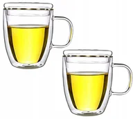 Szklanki - Szklanki Termiczne Pokrywka Zaparzania 375Ml 2Szt - miniaturka - grafika 1