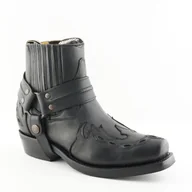Botki męskie - kowbojki GRINDERS - MONTANA (501 BLACK)-44 - miniaturka - grafika 1