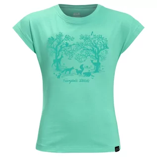 Koszulki dla dziewczynek - Jack Wolfskin T-shirt dziewczęcy FAIRYTALE T G opal - grafika 1