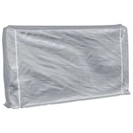 Wózki magazynowe - vidaXL Stojak na drewno opałowe z drutem stalowym, 250x25x150 cm, stal - miniaturka - grafika 1
