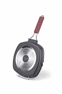 Moneta grillowa indukcja 24cm ze składaną rączką | A00A151424 - Patelnie - miniaturka - grafika 1