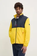 Bluzy męskie - Red Bull Racing x Pepe Jeans bluza polarowa Red Bull Racing x Pepe Jeans kolor żółty z nadrukiem RM490006 - miniaturka - grafika 1
