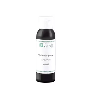 Craft Farba akrylowa 60 ml czarna DP - Przybory szkolne - miniaturka - grafika 2