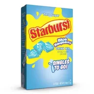 Soki i napoje niegazowane - Starburst Singles Blue Raspberry 13g - miniaturka - grafika 1