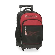 Plecaki - Reebok Portland Plecak Compact 2 Koła Czarny 32x43x21 cms 28,9L Poliester, czarny, Talla única, Kompaktowy plecak 2 koła - miniaturka - grafika 1