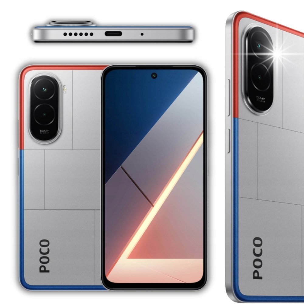 POCO M7 8/256 GB 4G Srebrny