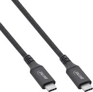 Kable USB - Kabel USB InLine USB-C - USB-C 1 m Czarny (35901A) - miniaturka - grafika 1