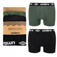 Majtki męskie - Umbro Bokserki Męskie 2 Sztuki 0197 Rozmiar Xxl - miniaturka - grafika 1