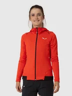Kurtki i kamizelki sportowe damskie - Salewa Kurtka funkcyjna w kolorze czerwonym - miniaturka - grafika 1