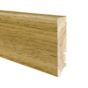 Listwy przypodłogowe - Listwa przypodłogowa drewniana lakierowana Dąb ciemny 78x2200 mm Barlinek - miniaturka - grafika 1