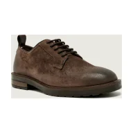 Półbuty męskie - Tommy Hilfiger Derby zamsz - miniaturka - grafika 1