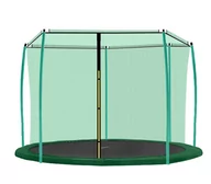 Akcesoria do trampolin - Aga Indoor siatka ochronna 430 cm na 6 prętów ciemnozielona koło) - miniaturka - grafika 1