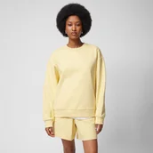 Bluzy damskie - Damska bluza dresowa nierozpinana bez kaptura Outhorn OTHWSS24TSWSF1155 - żółta - miniaturka - grafika 1