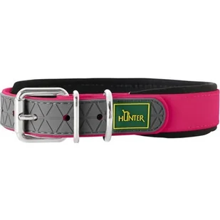 HUNTER Obroża HUNTER 68909 S 27 35 cm) Malinowy - Obroże dla psów - miniaturka - grafika 1